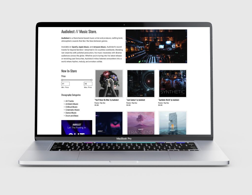 Audiolect Website