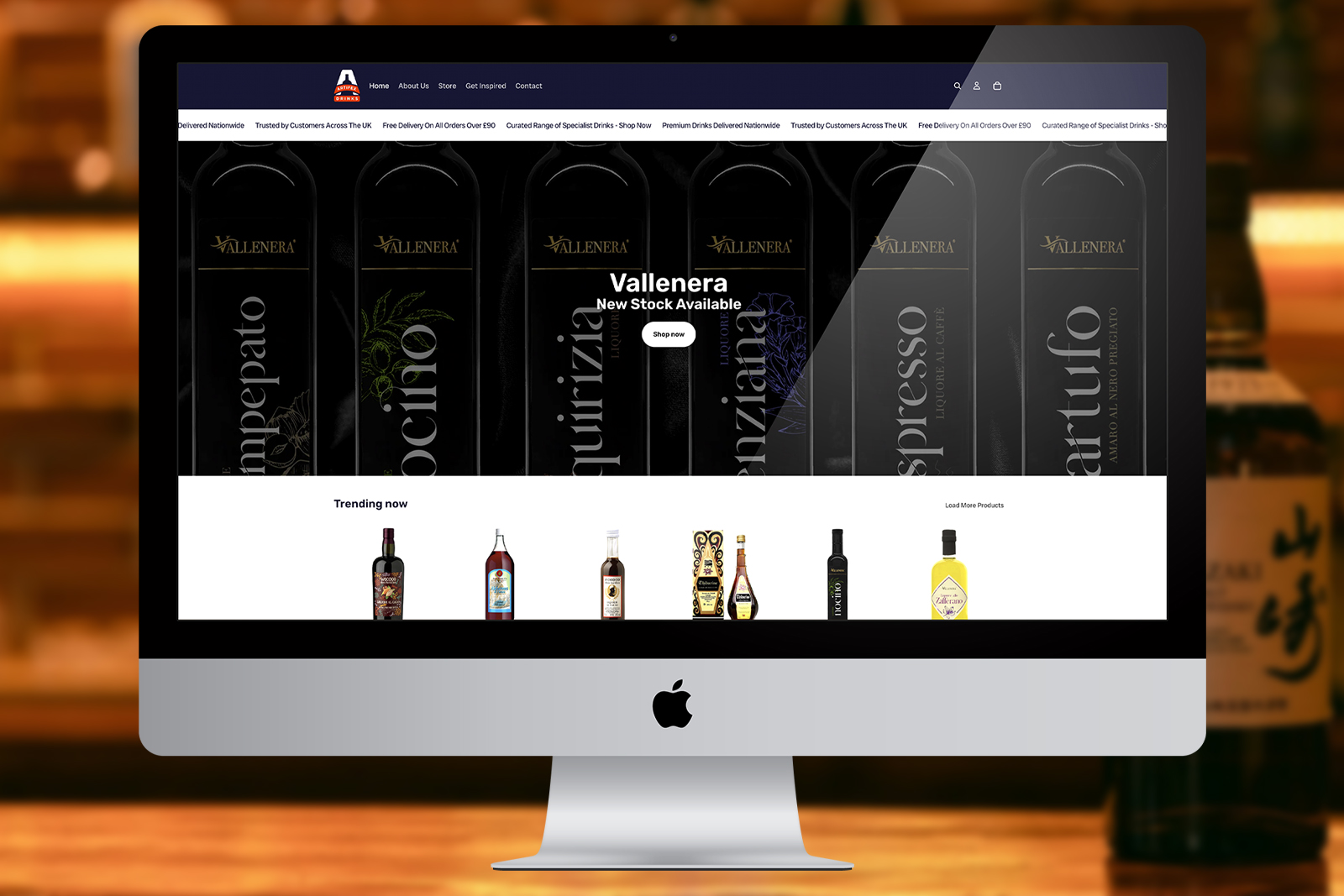 Artifex Drinks E-Commerce Website Design 2 Shopify Website Designer Cheshire